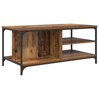 Coffee Table Old Wood 100 x 50 x 45 cm Engineered Wood