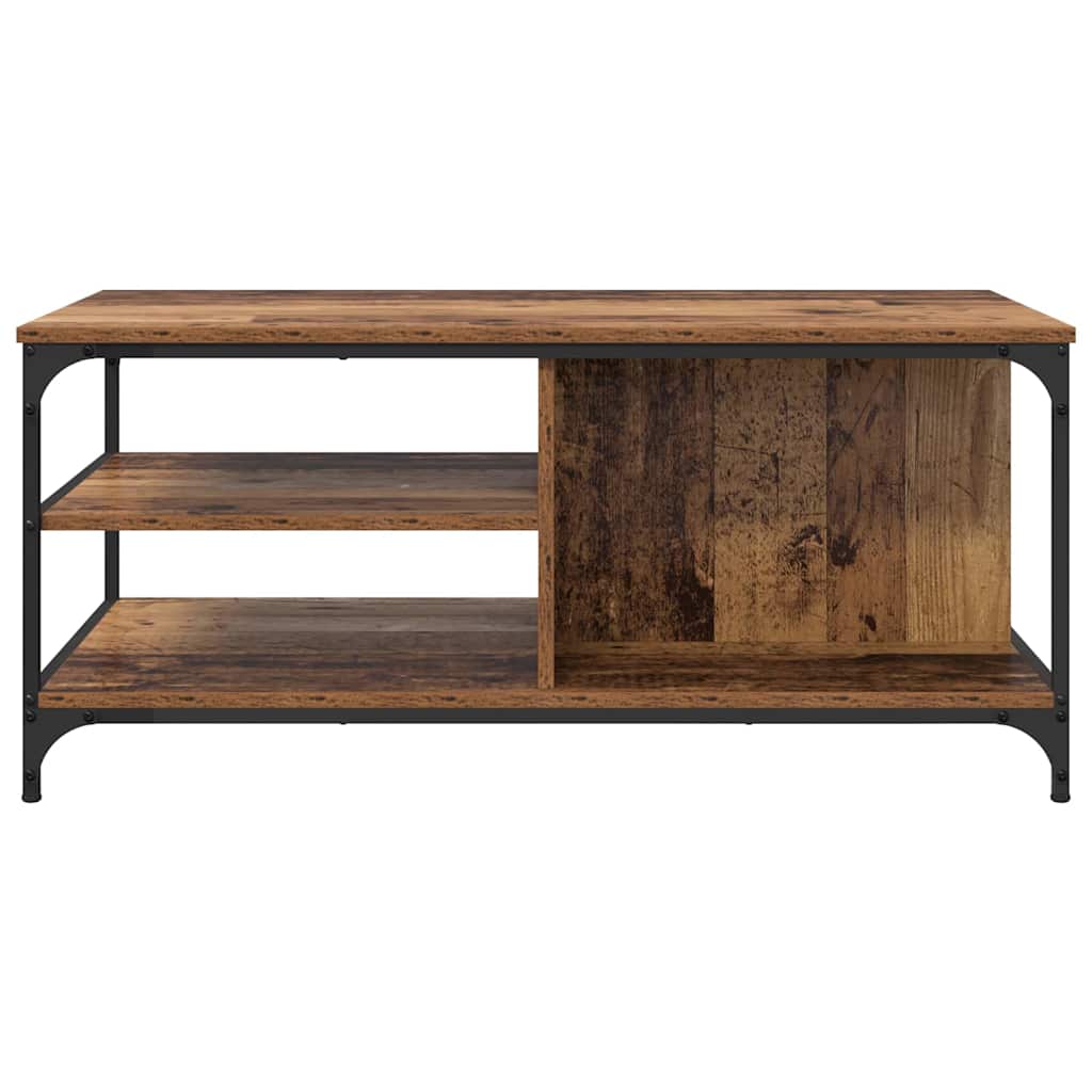 Coffee Table Old Wood 100 x 50 x 45 cm Engineered Wood
