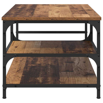 Coffee Table Old Wood 90 x 49 x 40 cm Engineered Wood