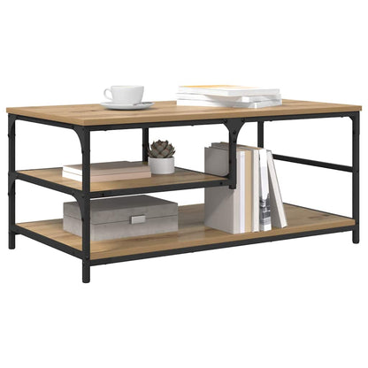 Coffee Table Artisan Oak 90 x 49 x 40 cm Engineered Wood