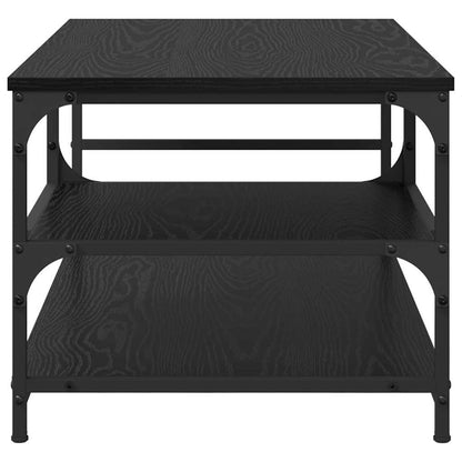 Coffee Table Black Oak 90 x 49 x 40 cm Engineered Wood