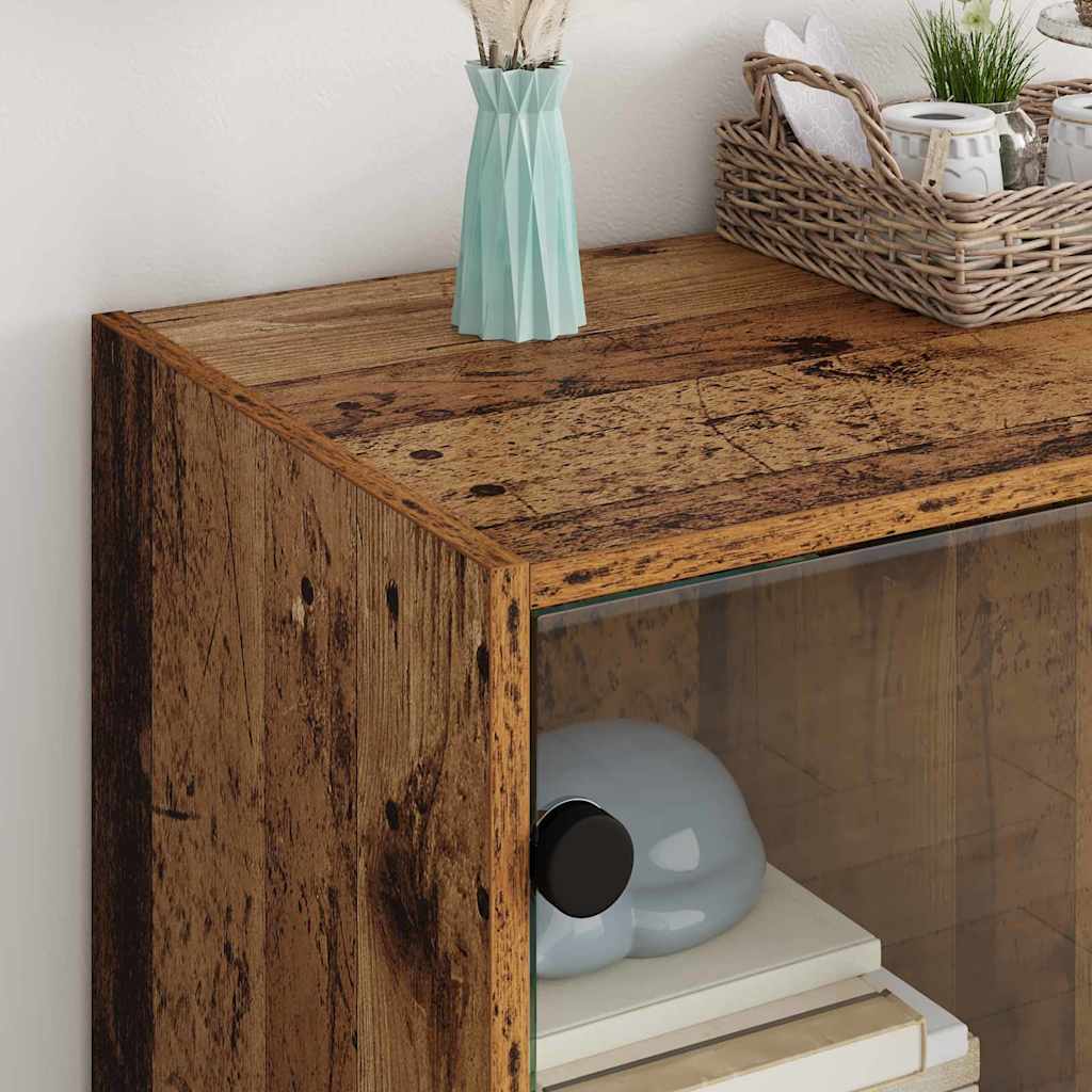 Side Cabinet Old Wood 68 x 37 x 75.5 cm Engineered Wood