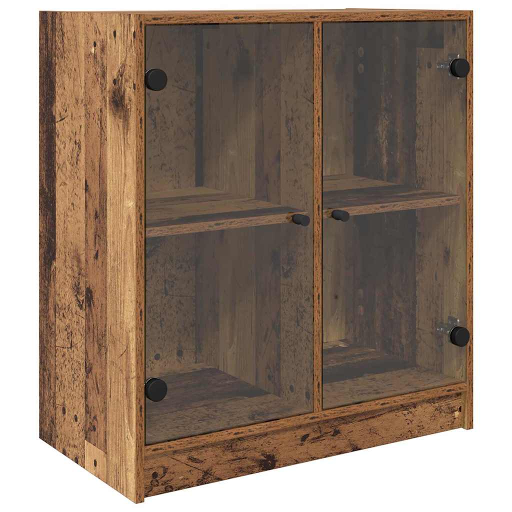 Side Cabinet Old Wood 68 x 37 x 75.5 cm Engineered Wood