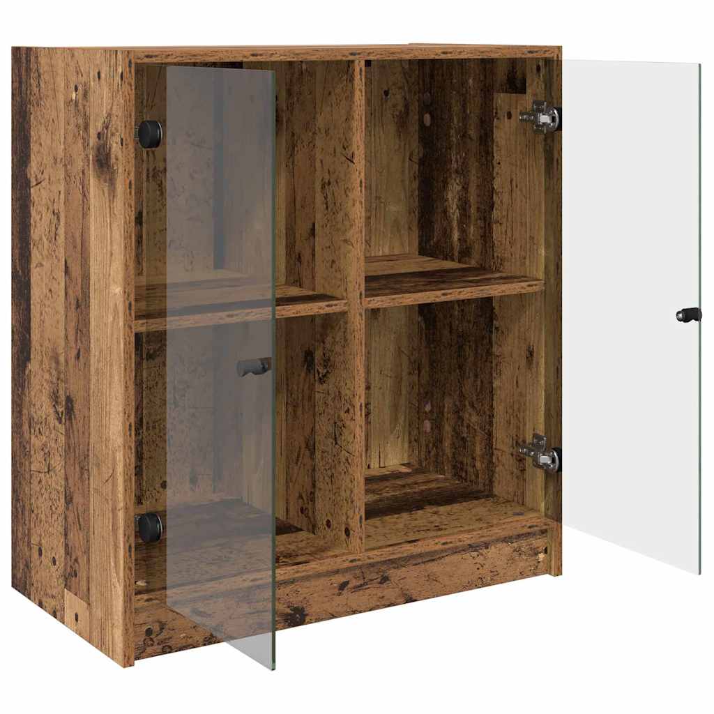 Side Cabinet Old Wood 68 x 37 x 75.5 cm Engineered Wood