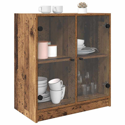 Side Cabinet Old Wood 68 x 37 x 75.5 cm Engineered Wood