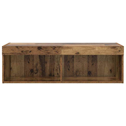 TV Cabinet Set Old Wood 100 x 30 x 30 cm Engineered Wood