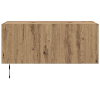 TV Wall Cabinet Artisan Oak 100 x 35 x 41 cm Engineered Wood