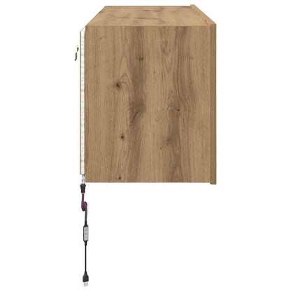 TV Wall Cabinet Artisan Oak 100 x 35 x 41 cm Engineered Wood