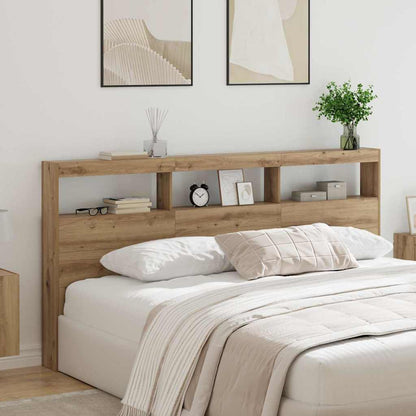 Headboard Artisan Oak 200 x 17 x 102 cm Engineered Wood