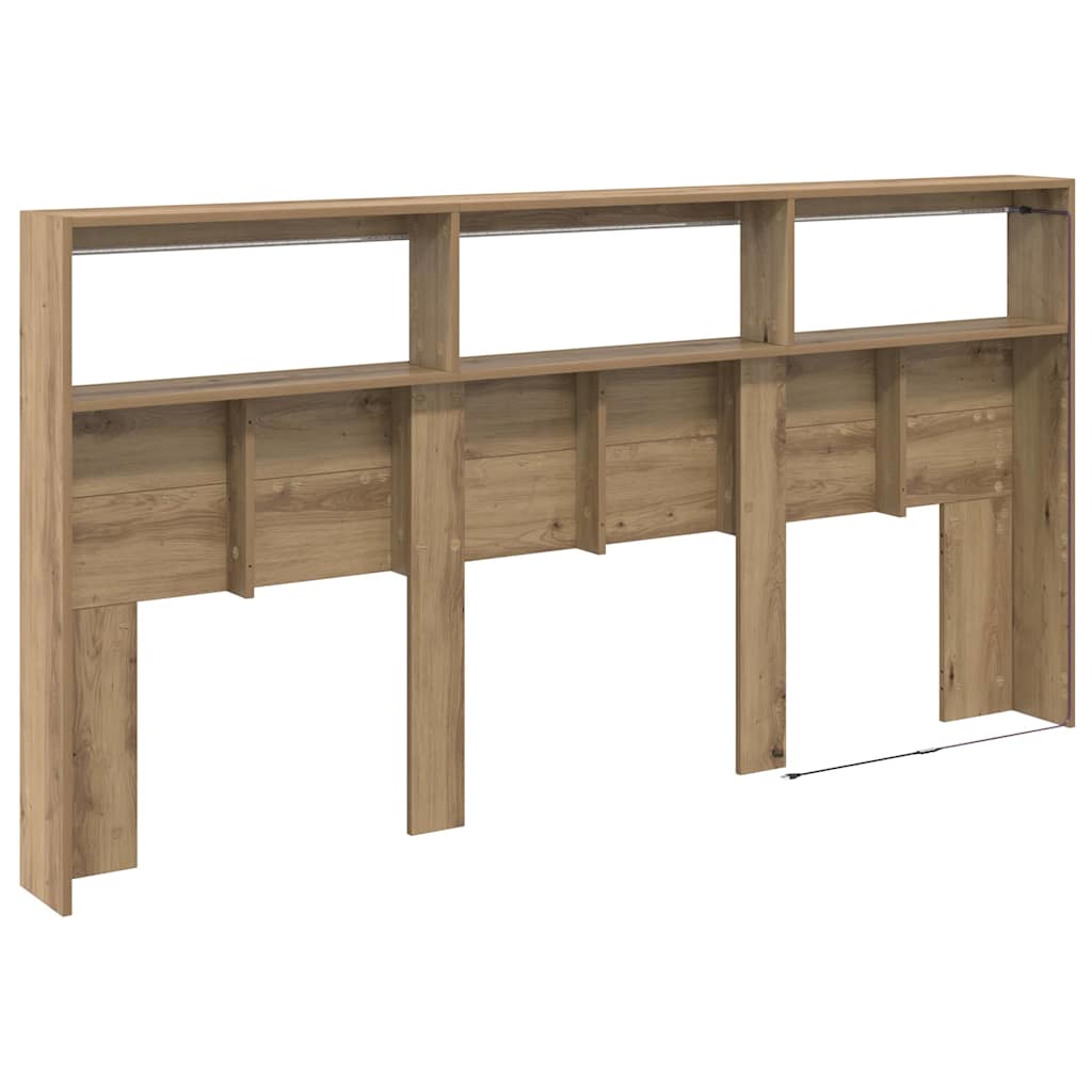 Headboard Artisan Oak 200 x 17 x 102 cm Engineered Wood
