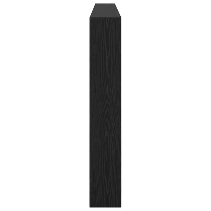 Headboard Black Oak 200 x 17 x 102 cm Engineered Wood