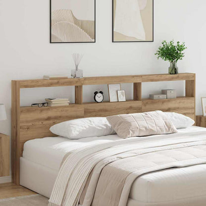 Headboard Artisan Oak 220 x 17 x 102 cm Engineered Wood