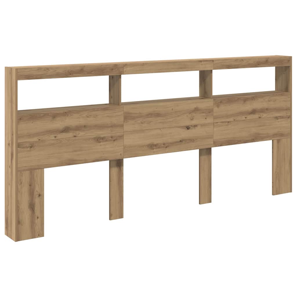 Headboard Artisan Oak 220 x 17 x 102 cm Engineered Wood