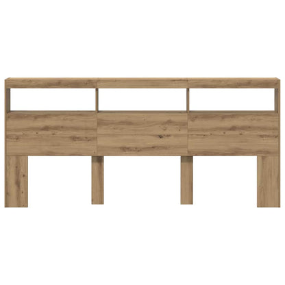 Headboard Artisan Oak 220 x 17 x 102 cm Engineered Wood