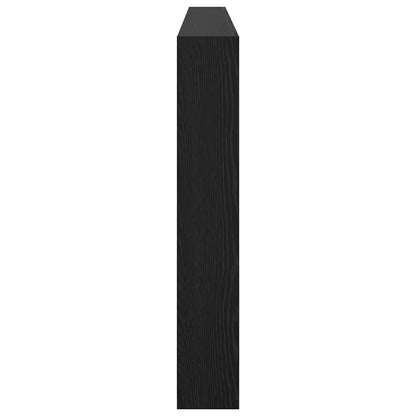 Headboard Black Oak 220 x 17 x 102 cm Engineered Wood