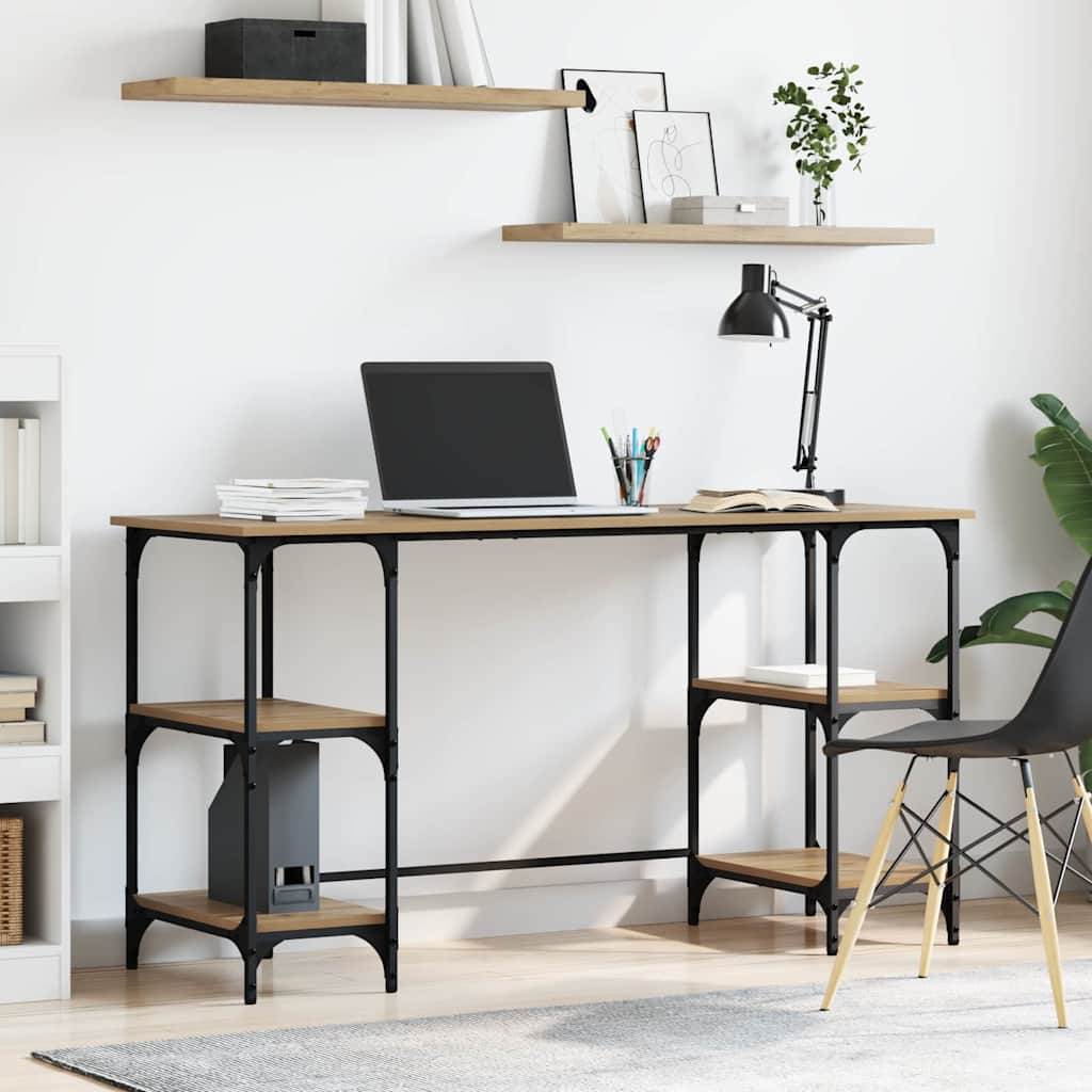 Desk Artisan Oak Engineered Wood 140 x 50 x 75 cm