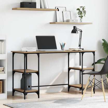 Desk Artisan Oak Engineered Wood 140 x 50 x 75 cm