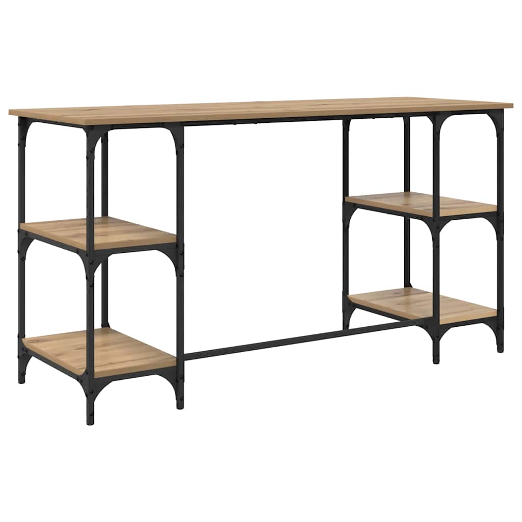 Desk Artisan Oak Engineered Wood 140 x 50 x 75 cm