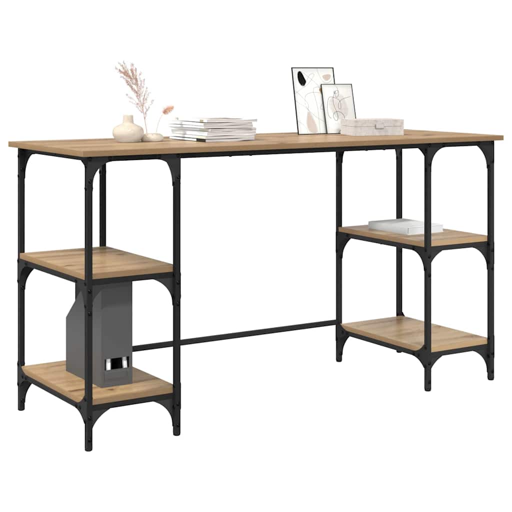Desk Artisan Oak Engineered Wood 140 x 50 x 75 cm