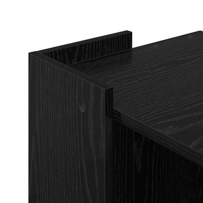 Cat Litter Box Enclosure Black Oak 42 x 42 x 51 cm