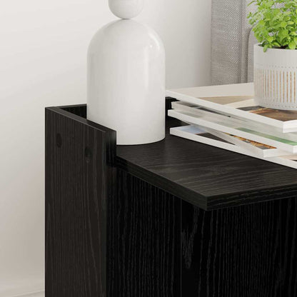 Cat Litter Box Enclosure Black Oak 42 x 42 x 51 cm
