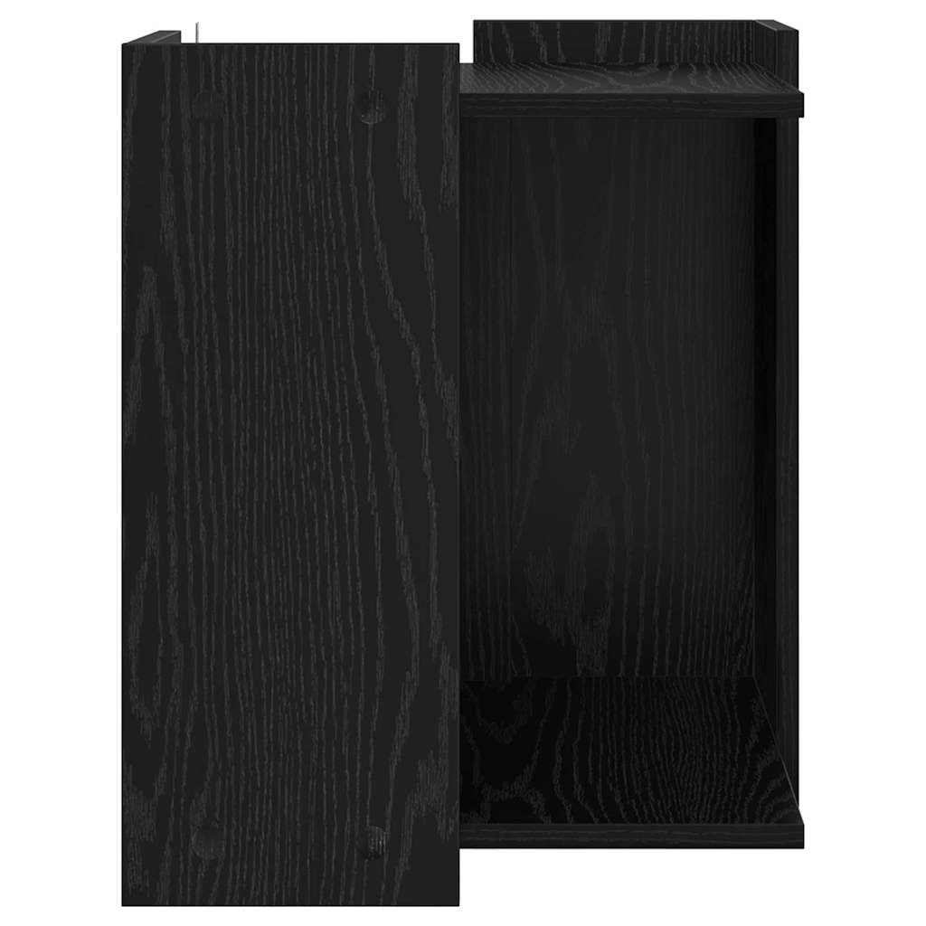 Cat Litter Box Enclosure Black Oak 42 x 42 x 51 cm