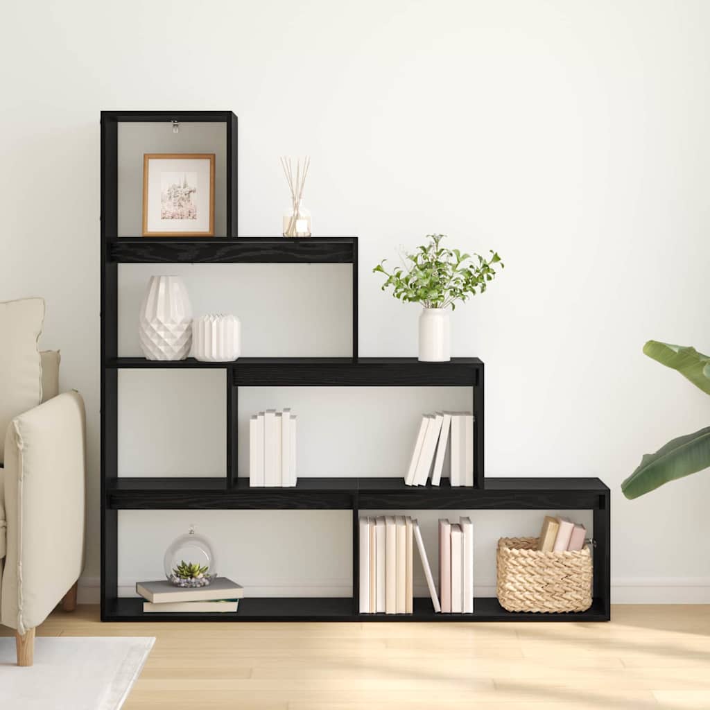 Room Divider Bookcase 143.5 x 29 x 143.5 cm Engineered Wood