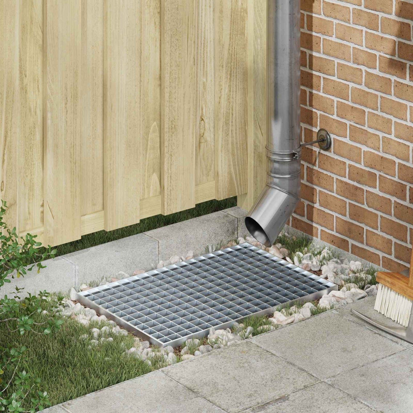 Grating Silver 60 x 40 x 2 cm Hot-Dip Galvanised Steel