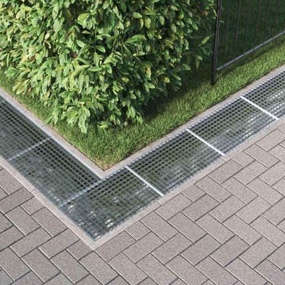 Grating Silver 60 x 40 x 2 cm Hot-Dip Galvanised Steel