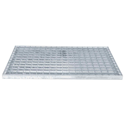 Grating Silver 60 x 40 x 2 cm Hot-Dip Galvanised Steel