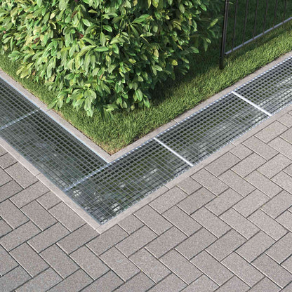 Grating Silver 80 x 40 x 2 cm Hot-Dip Galvanised Steel