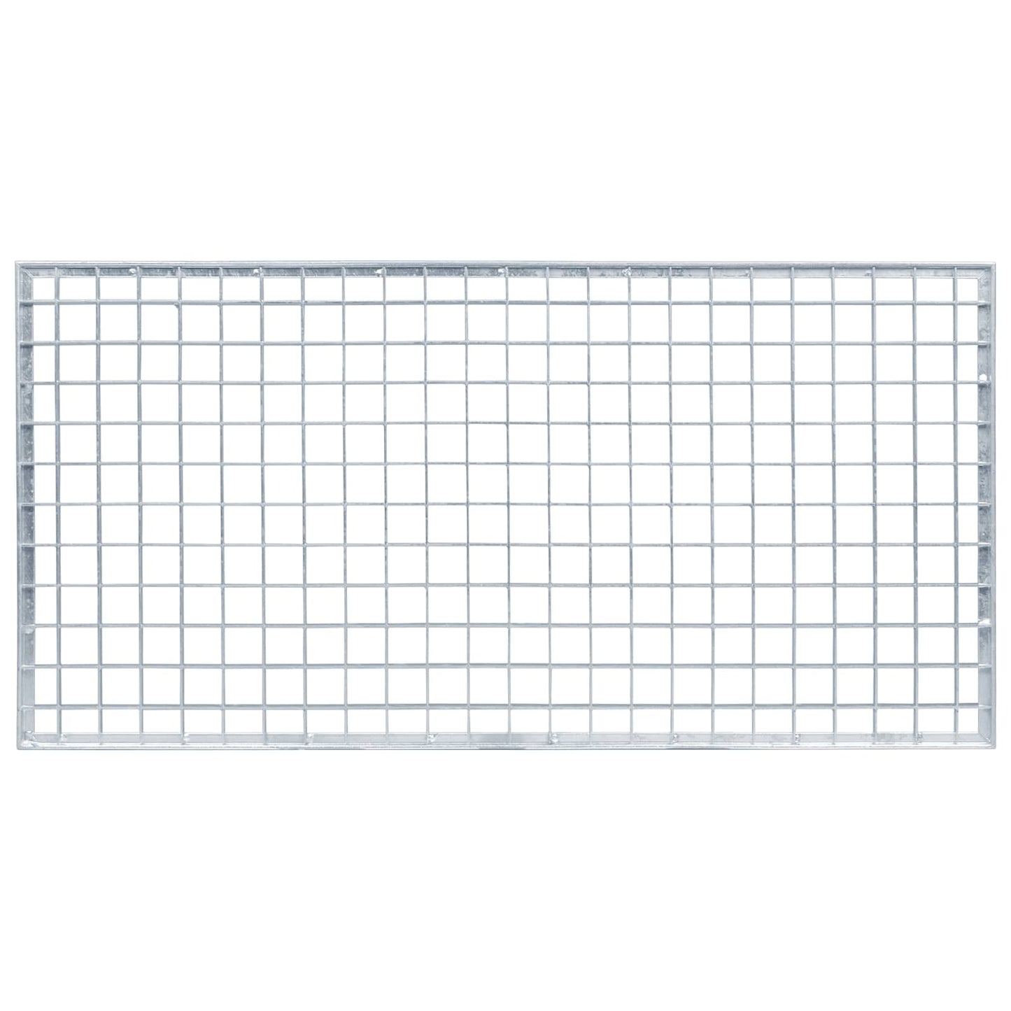 Grating Silver 80 x 40 x 2 cm Hot-Dip Galvanised Steel