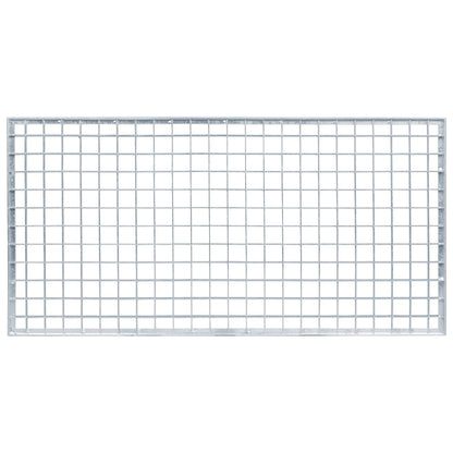 Grating Silver 80 x 40 x 2 cm Hot-Dip Galvanised Steel