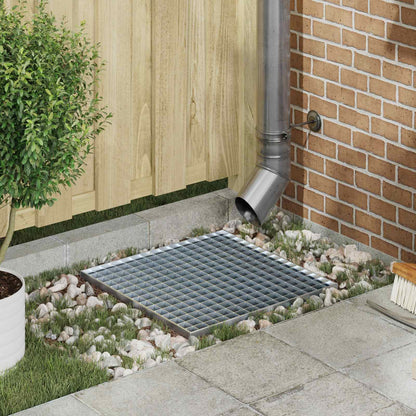Grating Silver 50 x 50 x 2 cm Hot-Dip Galvanised Steel