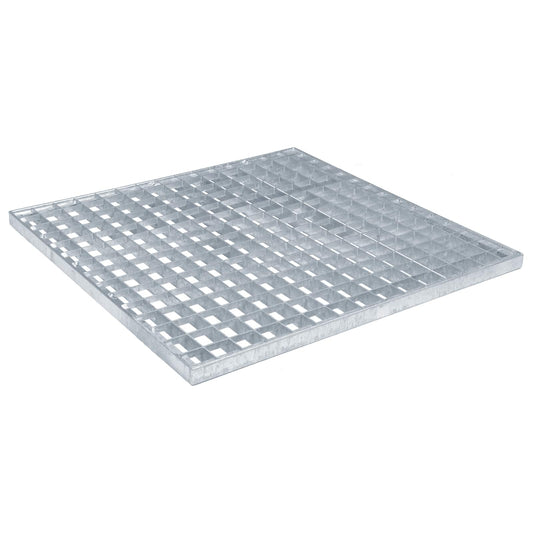 Grating Silver 50 x 50 x 2 cm Hot-Dip Galvanised Steel