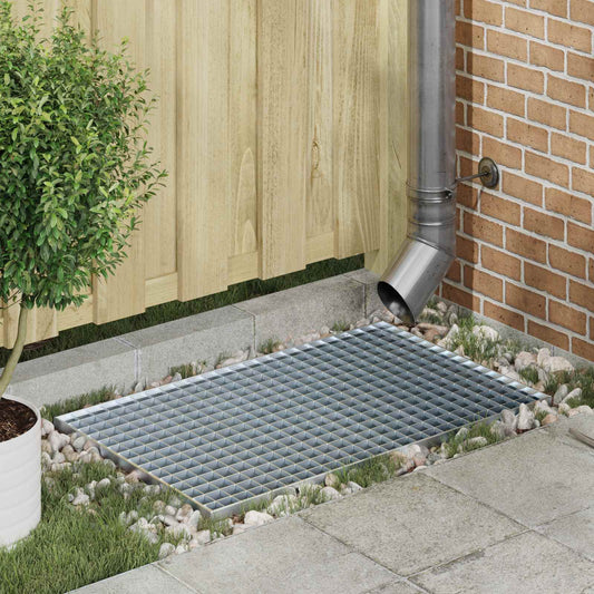 Grating Silver 80 x 50 x 2 cm Hot-Dip Galvanised Steel