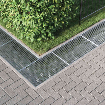 Grating Silver 80 x 50 x 2 cm Hot-Dip Galvanised Steel