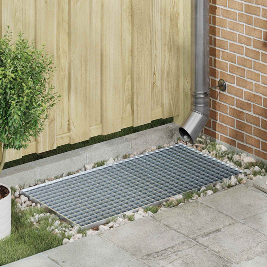 Grating Silver 100 x 50 x 2 cm Hot-Dip Galvanised Steel
