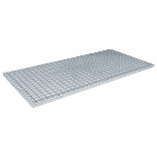 Grating Silver 100 x 50 x 2 cm Hot-Dip Galvanised Steel