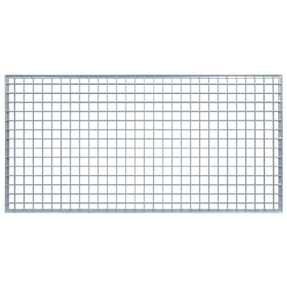Grating Silver 100 x 50 x 2 cm Hot-Dip Galvanised Steel