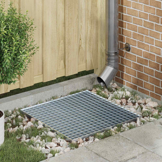 Grating Silver 60 x 60 x 2 cm Hot-Dip Galvanised Steel