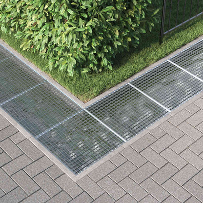 Grating Silver 60 x 60 x 2 cm Hot-Dip Galvanised Steel