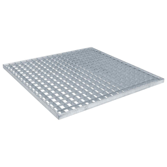 Grating Silver 60 x 60 x 2 cm Hot-Dip Galvanised Steel
