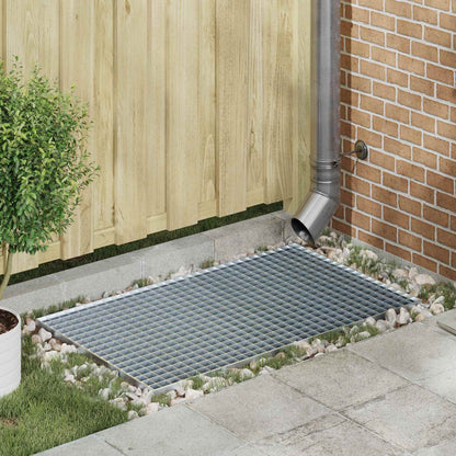 Grating Silver 100 x 60 x 2 cm Hot-Dip Galvanised Steel