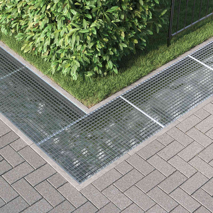 Grating Silver 100 x 60 x 2 cm Hot-Dip Galvanised Steel