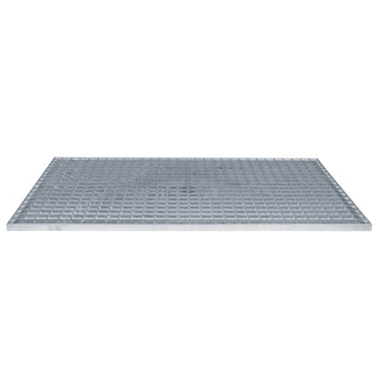 Grating Silver 100 x 60 x 2 cm Hot-Dip Galvanised Steel