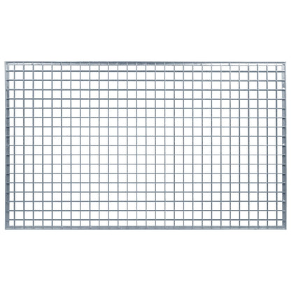 Grating Silver 100 x 60 x 2 cm Hot-Dip Galvanised Steel