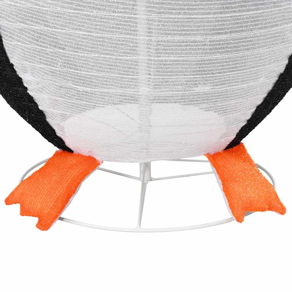 Snow Penguin Figure with 600 LEDs Warm White 78 x 178 cm Fabric