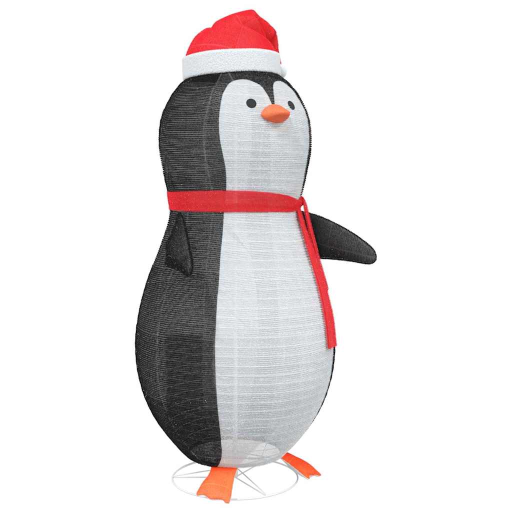 Snow Penguin Figure with 600 LEDs Warm White 78 x 178 cm Fabric