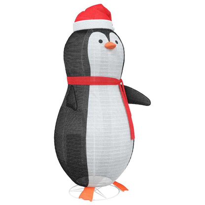 Snow Penguin Figure with 600 LEDs Warm White 78 x 178 cm Fabric